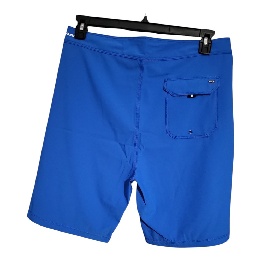 Hurley Men's One and Only Phantom Solid 20" Board Shorts – Signal Blue – Size 33 - Picture 11 of 16